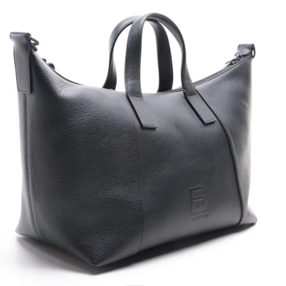 Balenciaga Hourglass Carryall Duffle Bag in Full-Grained Leather - Picture 3 of 9